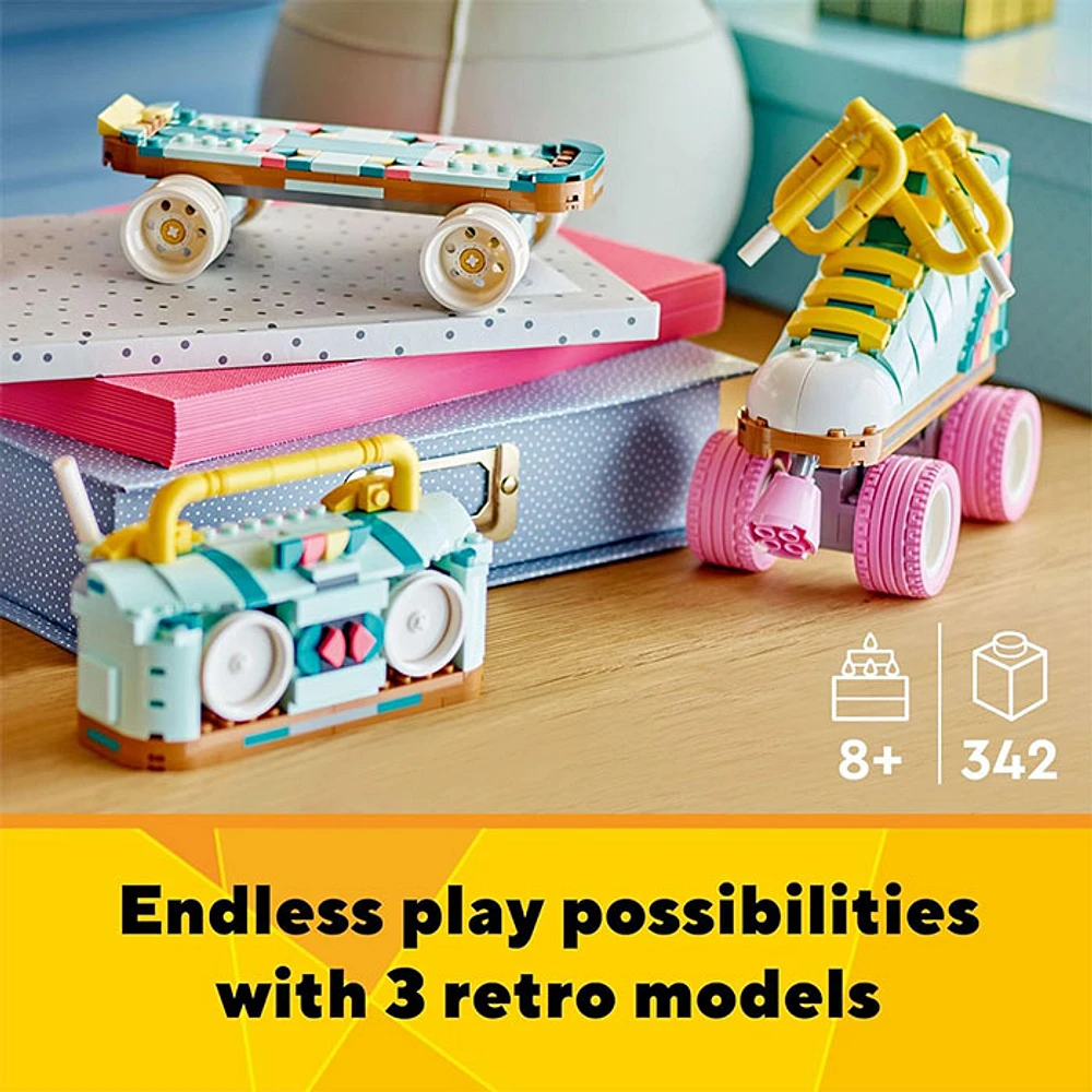 LEGO Creator 3 in 1 Retro Roller Skate Building Kit