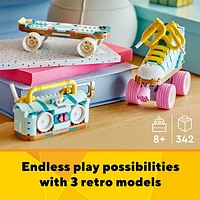 LEGO Creator 3 in 1 Retro Roller Skate Building Kit