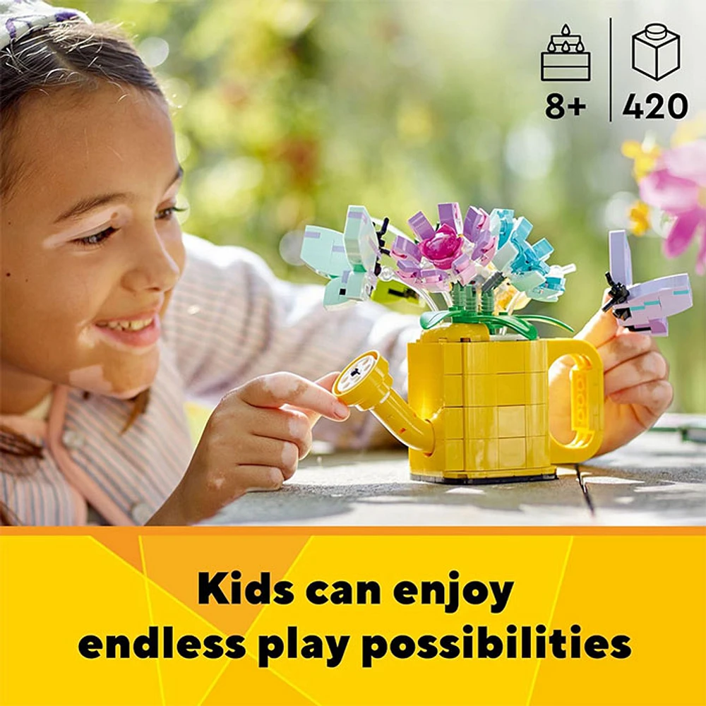 LEGO Creator 3 in 1 Flowers in Watering Can Building Toy