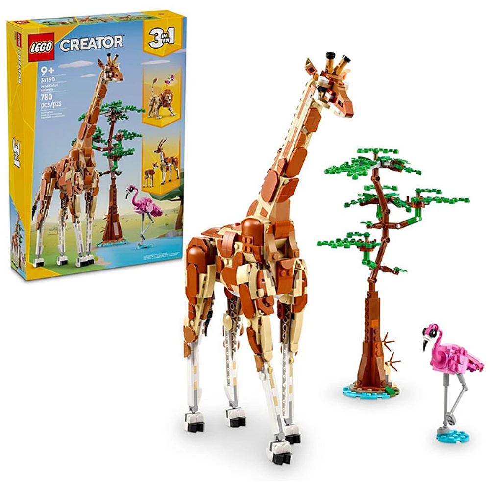 LEGO Creator 3 in 1 Wild Safari Animals