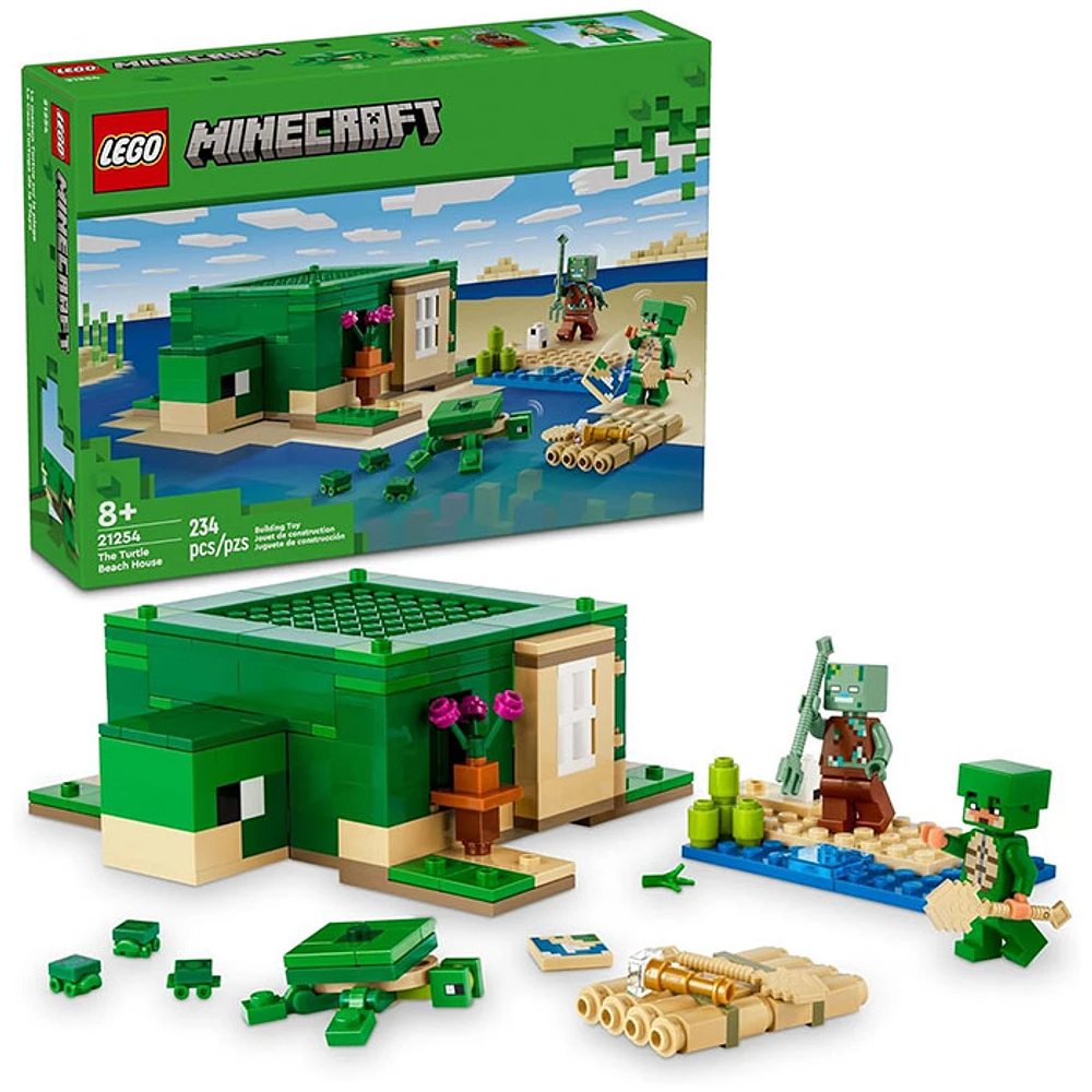 LEGO Minecraft The Turtle Beach House Construction Toy