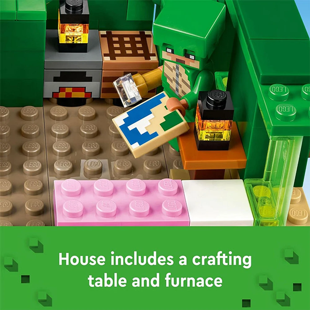 LEGO Minecraft The Turtle Beach House Construction Toy