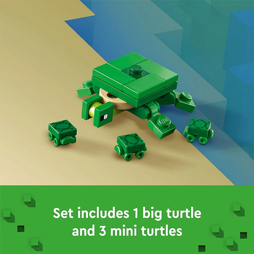 LEGO Minecraft The Turtle Beach House Construction Toy