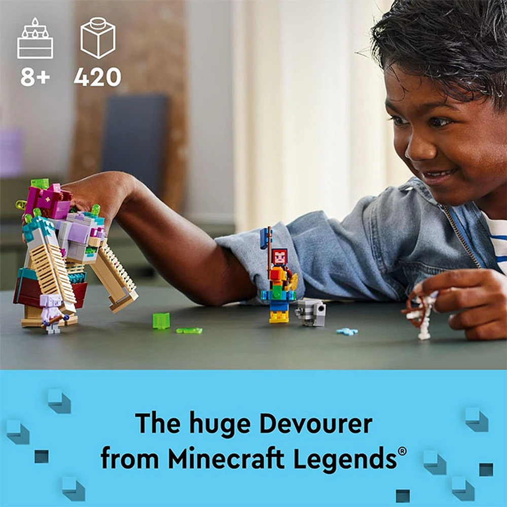 LEGO Minecraft Legends The Devourer Showdown Adventure Set