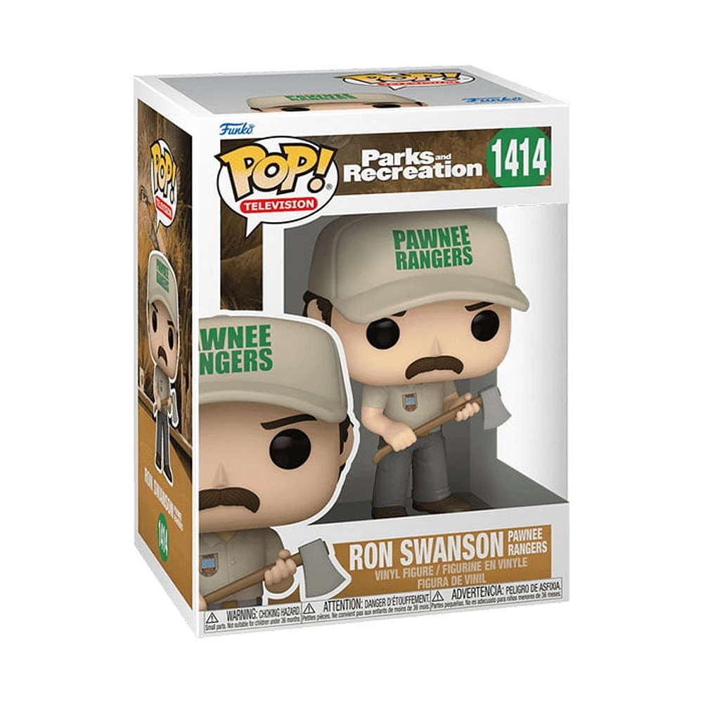 Funko Pop! Ron Swanson of the Pawnee Rangers Movies Parks and Recreation