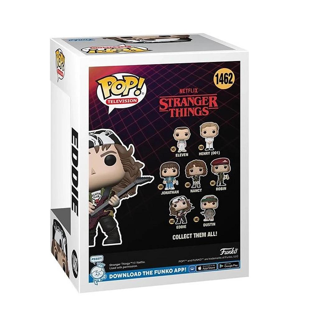 Funko Pop! Eddie With Guitar From Stranger Things