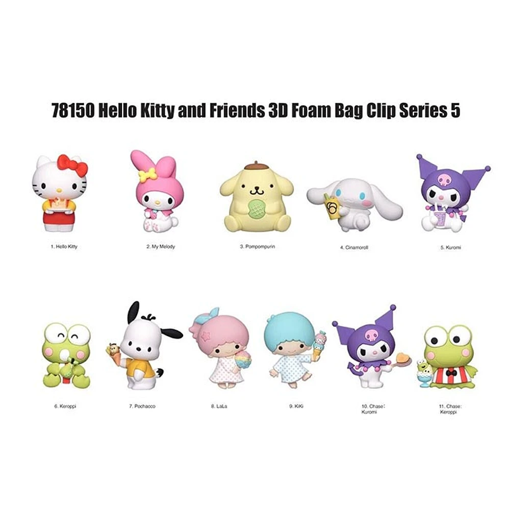 Hello Kitty and Friends Series 5 – 3D Blind Bag Keychain