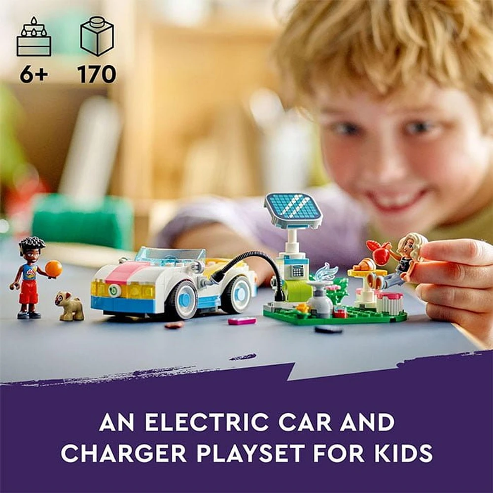 LEGO Friends Electric Car and Charger Building Toy