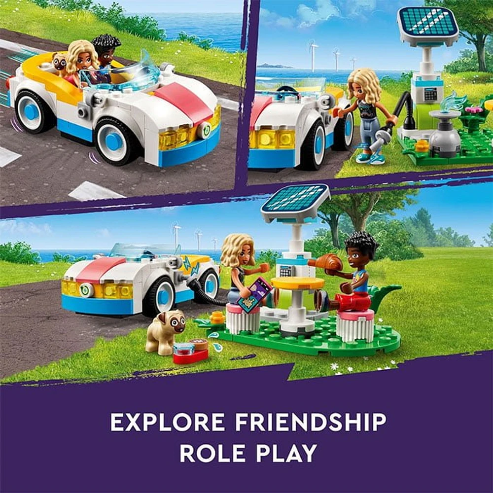 LEGO Friends Electric Car and Charger Building Toy