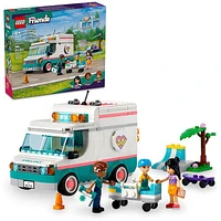 LEGO Friends Heartlake City Hospital Ambulance Set with 3 Characters