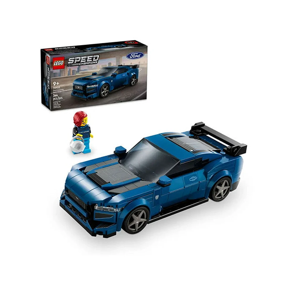 LEGO Speed Champions Ford Mustang Dark Horse Sports Car – 344 Pieces