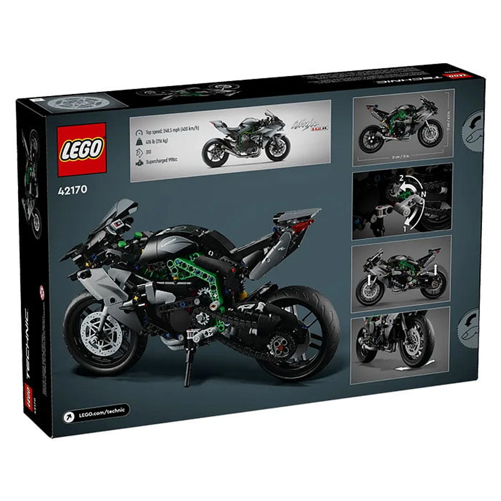 LEGO Technic Kawasaki Ninja H2R Motorcycle – 643 Pieces