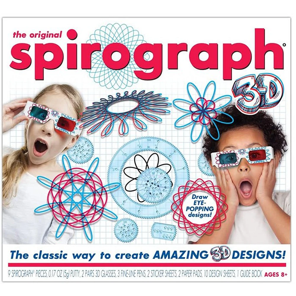 Spirograph 3D Create Stunning 3D Designs with the Timeless Classic