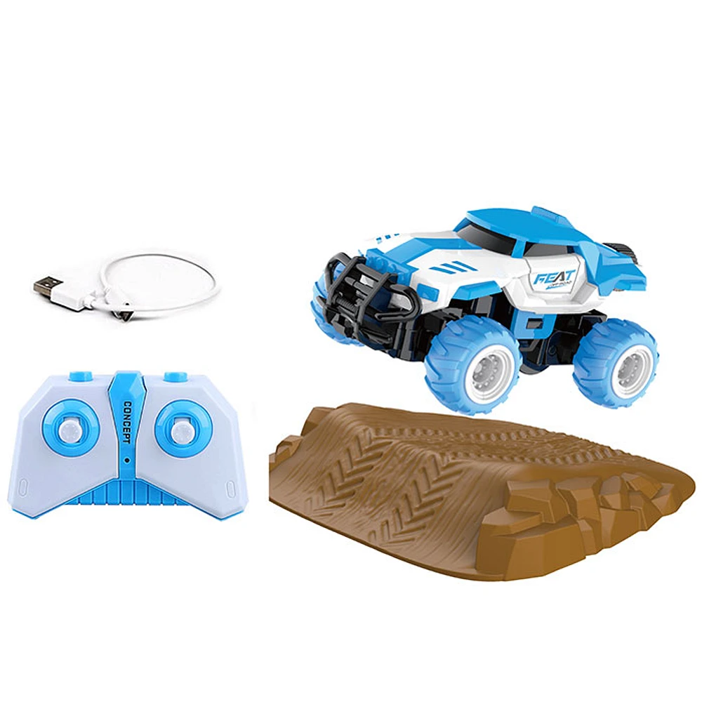 RC Mini Off Road Car Blue And White