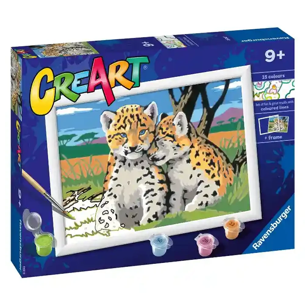 Ravensburger CreArt Safari Friends Paint with Frame