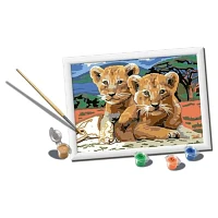 Ravensburger CreArt Little Lion Clubs Paint with Frame