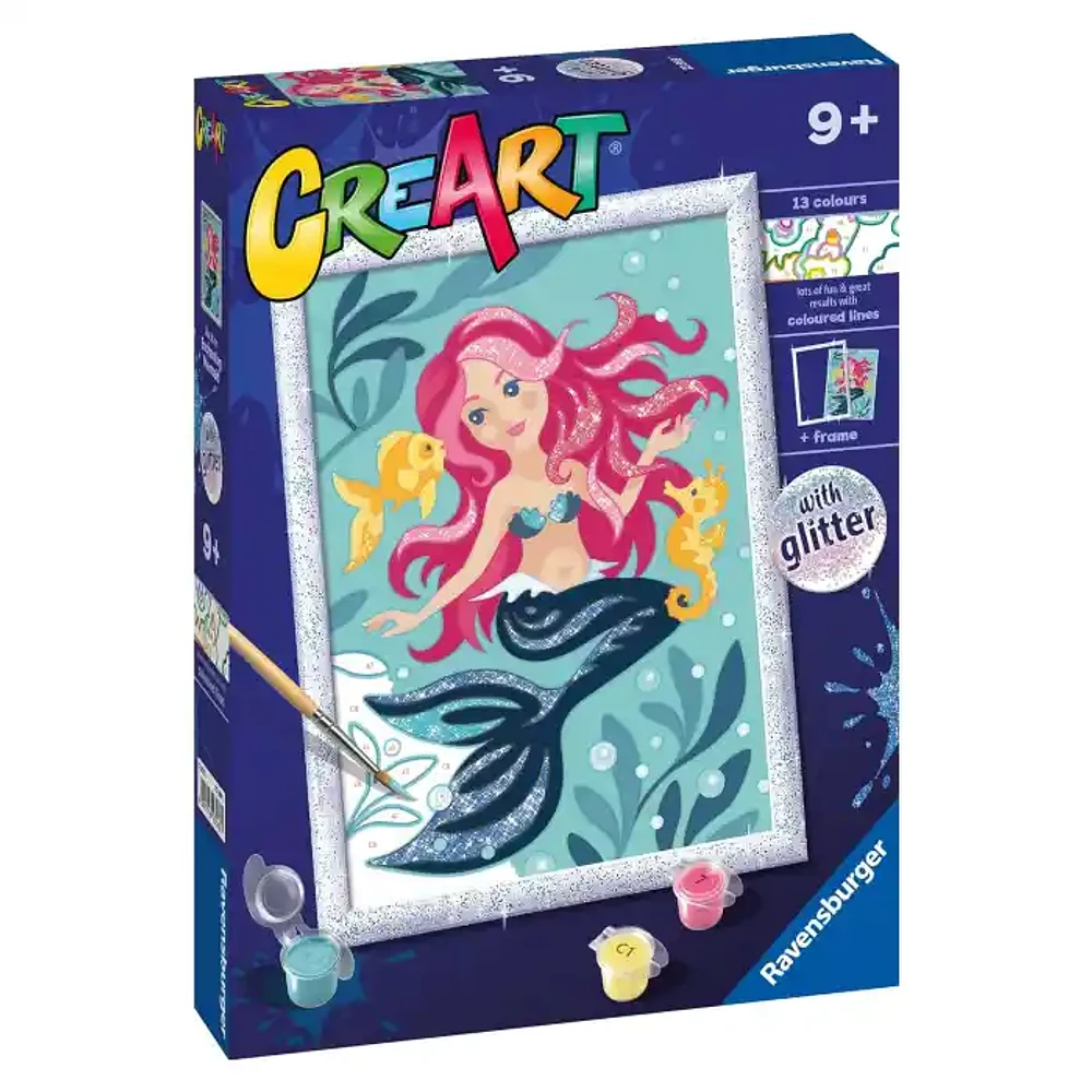 Ravensburger CreArt Enchanting Mermaid Paint with Frame