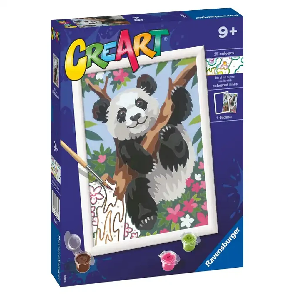 Ravensburger CreArt Playful Panda Paint with Frame