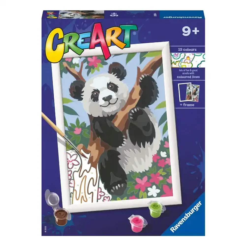 Ravensburger CreArt Playful Panda Paint with Frame