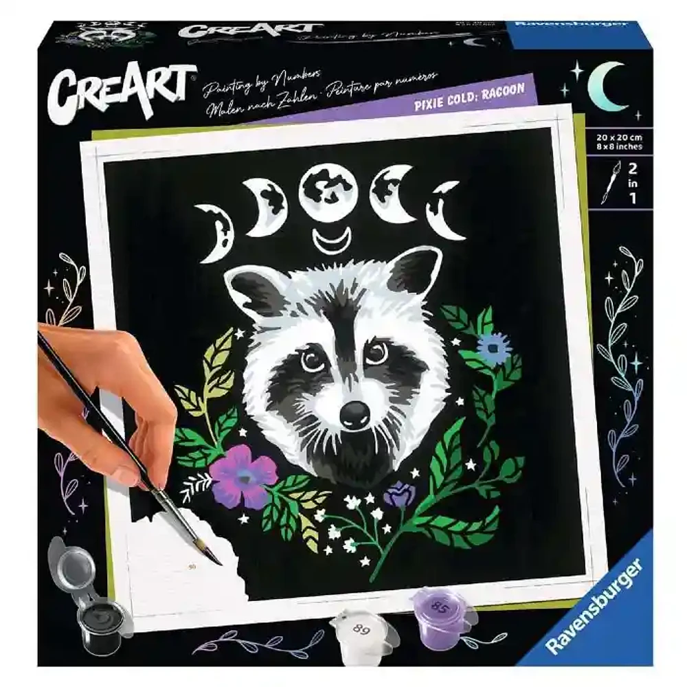 Ravensburger CreArt Pixie Cold Racoon Paint