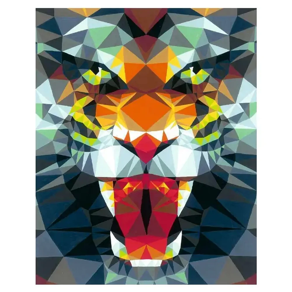 Ravensburger CreArt Polygon Tiger Paint