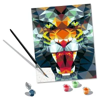 Ravensburger CreArt Polygon Tiger Paint