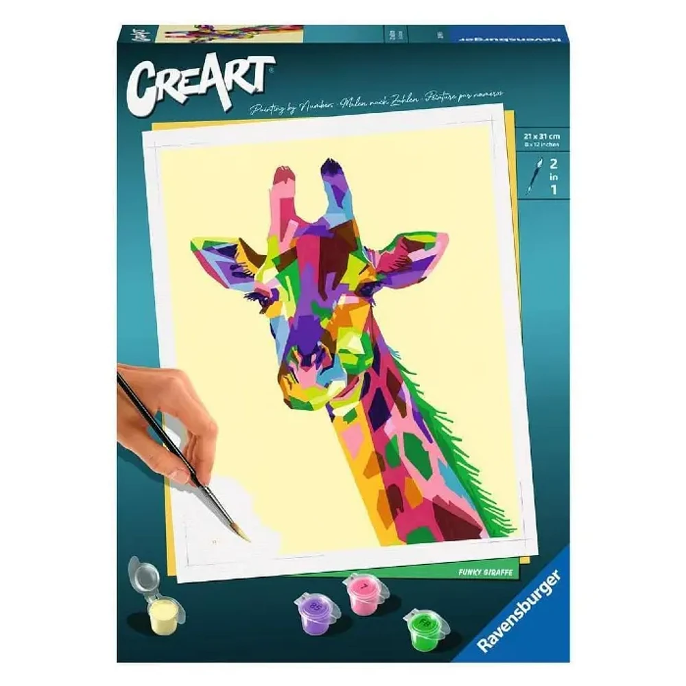 Ravensburger CreArt Funky Giraffe Paint