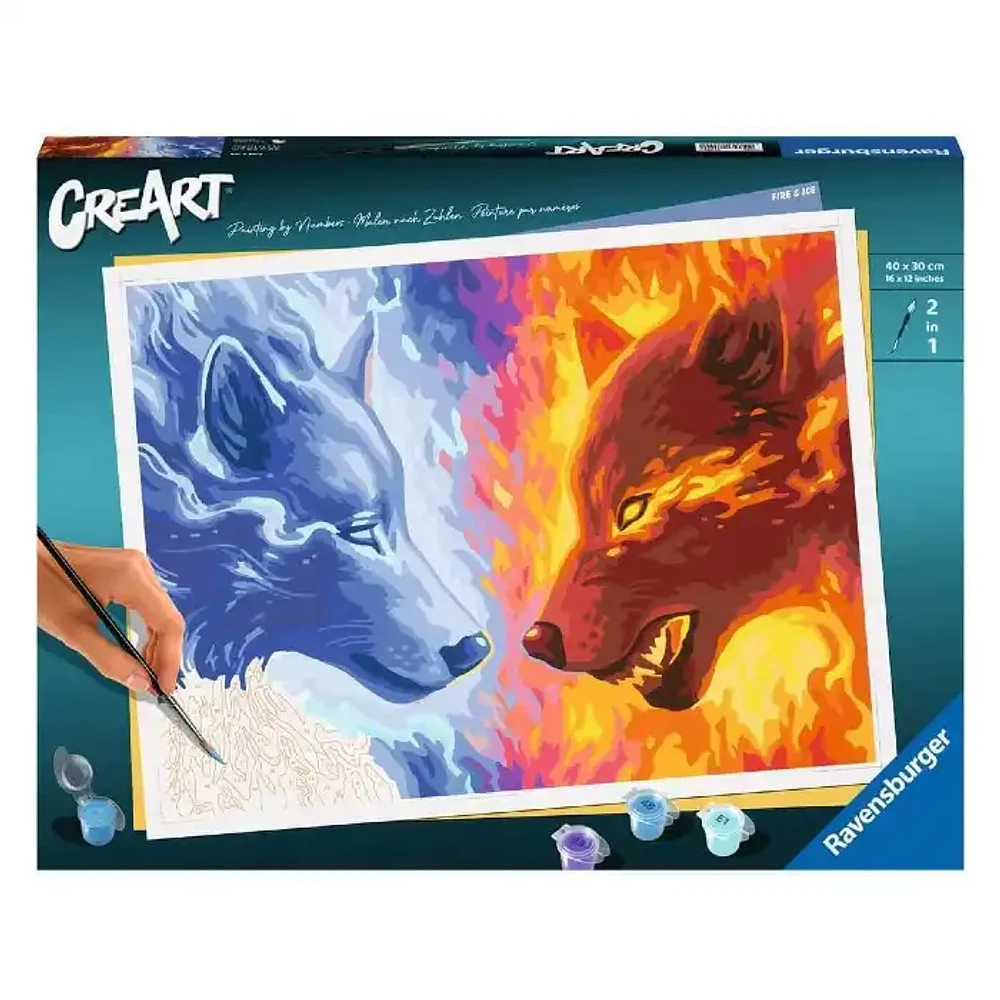 Ravensburger CreArt Fire and Ice Paint