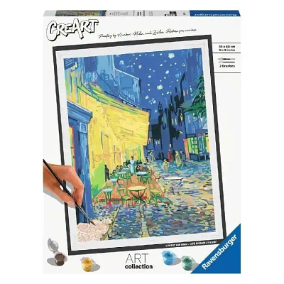 Ravensburger CreArt Vincent Van Gogh Café Terrace at Night Paint