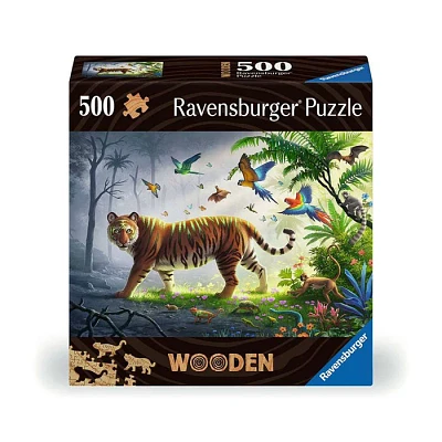 Ravensburger Jungle Tiger 500 Pieces Wooden Puzzle