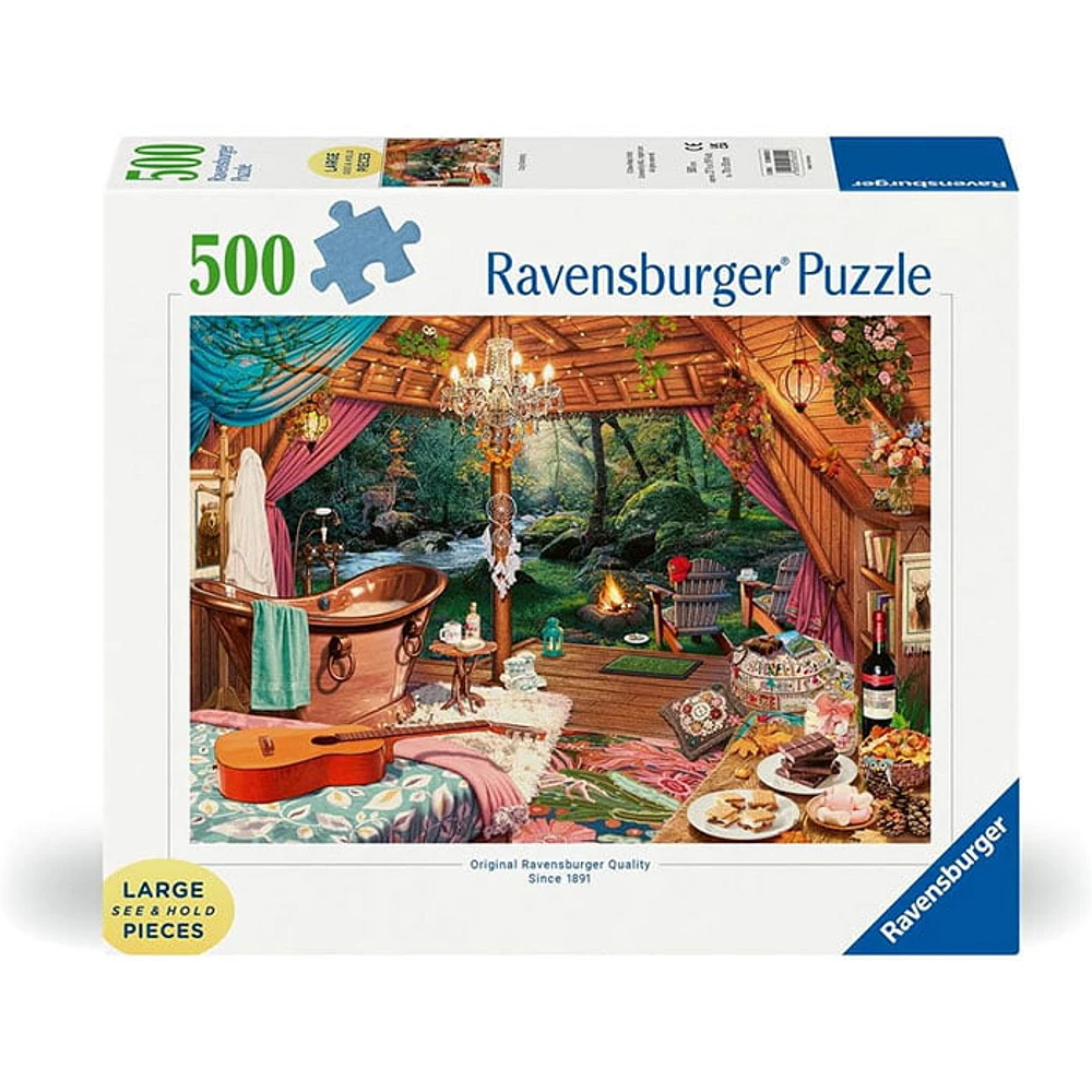 Ravensburger Cozy Glamping 500 Pieces Jigsaw Puzzle