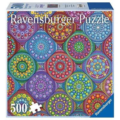 Ravensburger Color Your World Series – Magnificent Mandalas 500 Pieces Jigsaw Puzzle