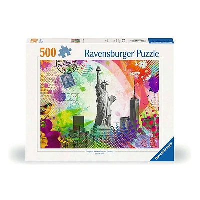 Ravensburger New York Postcard 500 Pieces Jigsaw Puzzle