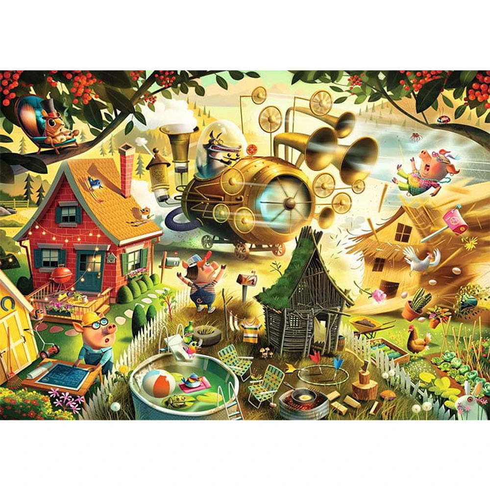 Ravensburger Dean Macadam Look Out Little Pigs 1000 Pieces Jigsaw Puzzle