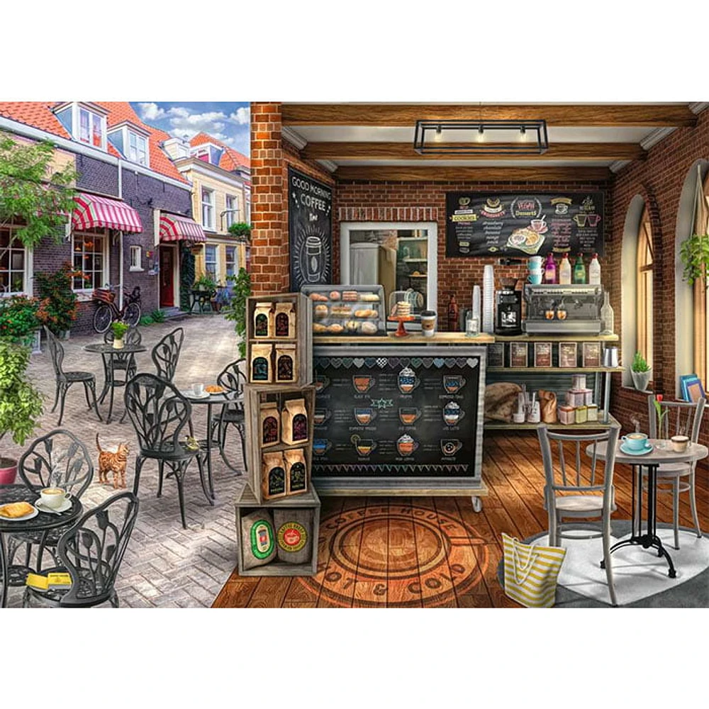 Ravensburger Quaint Cafe 1000 Pieces Jigsaw Puzzle