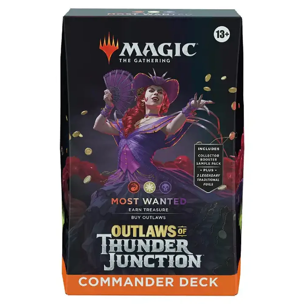 Magic The Gathering TCG Outlaws of Thunder Commander Deck Full Set