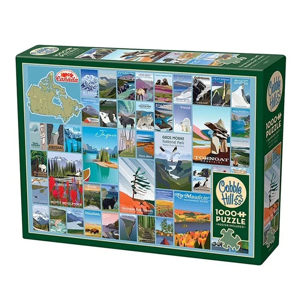 Cobble Hill 1000 Piece Puzzle – National Parks and Reserves of Canada