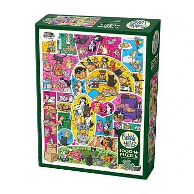 Cobble Hill 1000 Piece Puzzle – Doodlecats