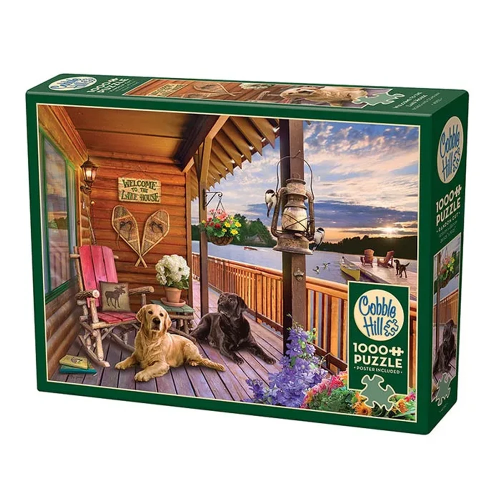 Cobble Hill 1000 Piece Puzzle – Welcome to the Lake House