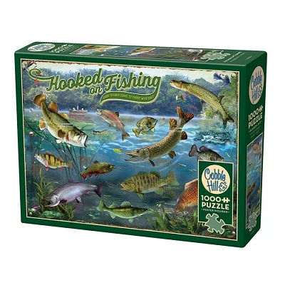 Cobble Hill 1000 Piece Puzzle – Hooked on Fishing