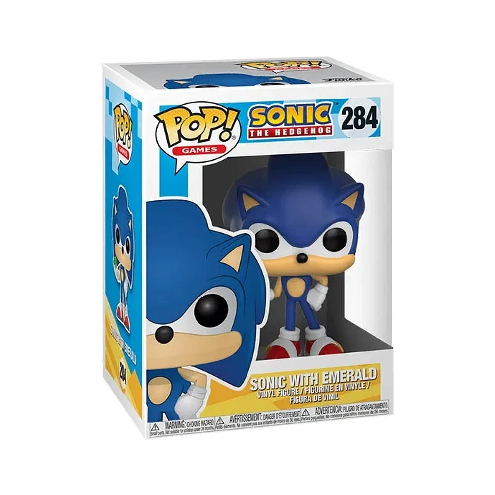 Funko Pop! Sonic With Emerald Sonic The Hedgehog