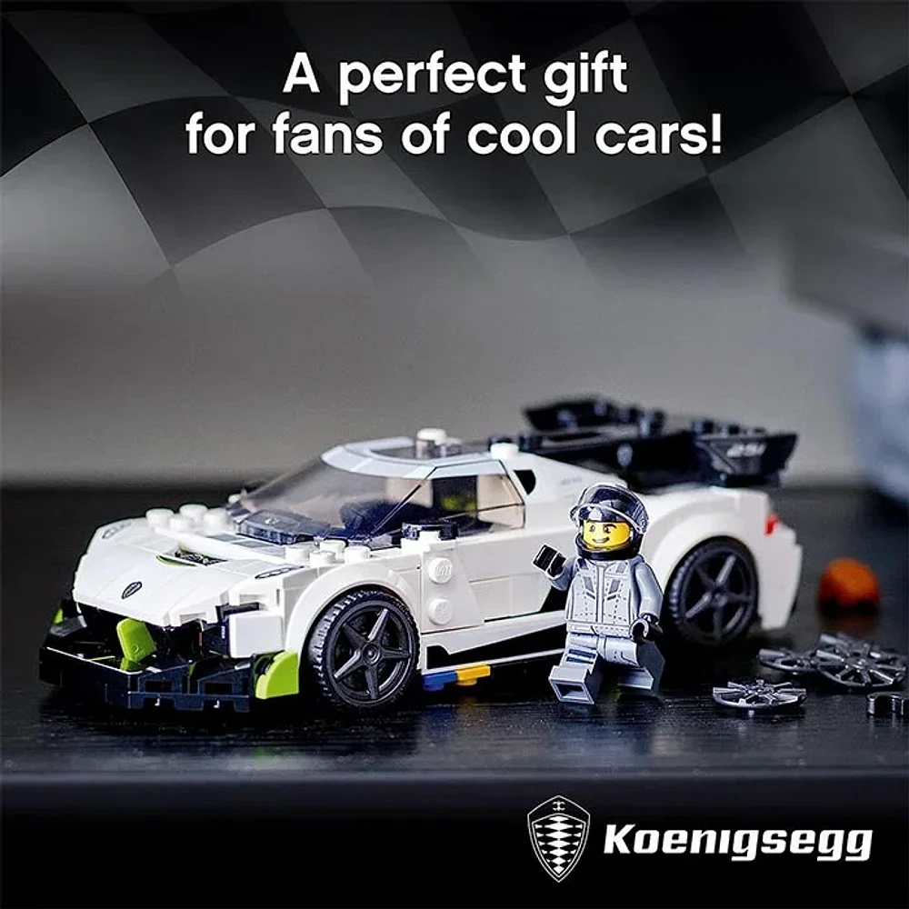 LEGO Speed Champions Koenigsegg Jesko Racing Sports Car Toy