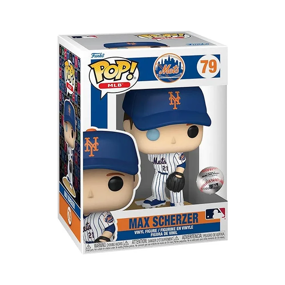 Funko Pop! MLB Mets Max Scherzer (Home Jersey)