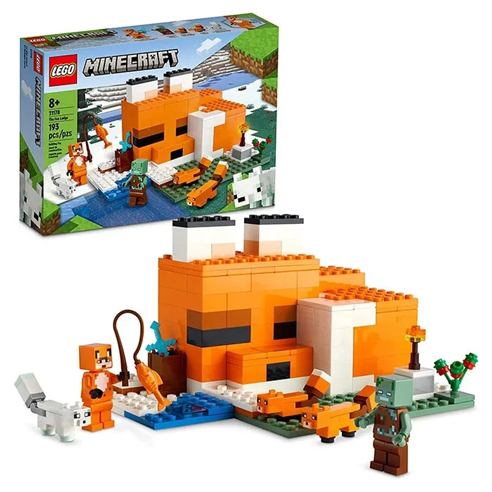 LEGO Minecraft The Fox Lodge House Animal Toys