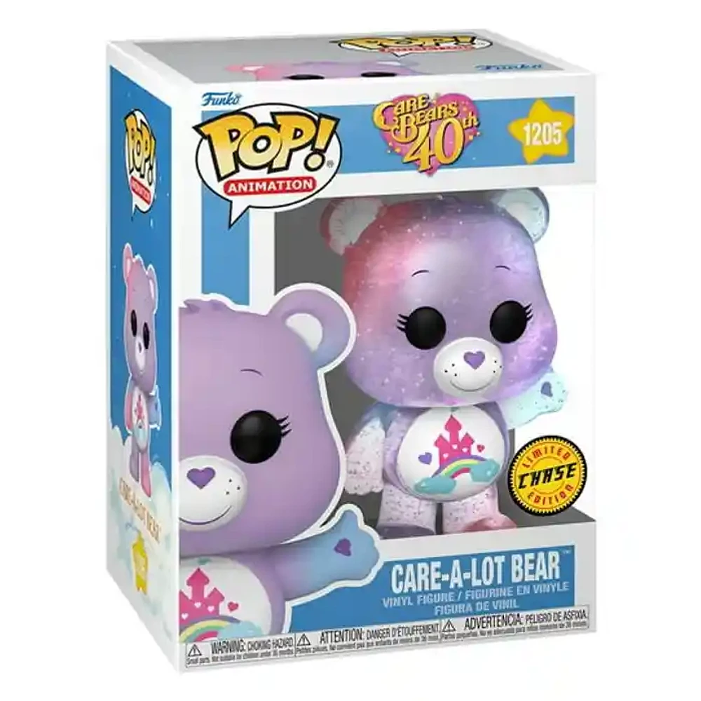 Funko Pop! Care Bear 40th Anniversary Care-a-Lot Bear Chase Edition