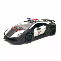 Kinsmart 5″ Die-cast: Lamborghini Sesto Elemento Police 1/38 Scale