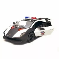 Kinsmart 5″ Die-cast: Lamborghini Sesto Elemento Police 1/38 Scale