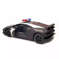 Kinsmart 5″ Die-cast: Lamborghini Sesto Elemento Police 1/38 Scale