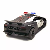 Kinsmart 5″ Die-cast: Lamborghini Sesto Elemento Police 1/38 Scale