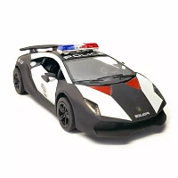 Kinsmart 5″ Die-cast: Lamborghini Sesto Elemento Police 1/38 Scale